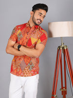 Load image into Gallery viewer, Sanganeri Print Casual Shirts for Men Stylish 100% Pure Cotton
