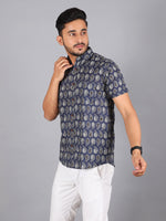 Load image into Gallery viewer, Sanganeri Print Casual Shirts for Men Stylish 100% Pure Cotton
