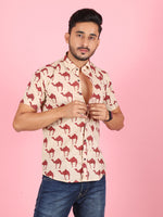 Load image into Gallery viewer, Sanganeri Print Casual Shirts for Men Stylish 100% Pure Cotton
