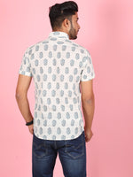 Load image into Gallery viewer, Sanganeri Print Casual Shirts for Men Stylish 100% Pure Cotton
