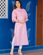 Load image into Gallery viewer, Pintex Detailed Straight Kurti
