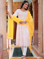 Load image into Gallery viewer, A line panel 3 pcs kurta sets
