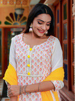 Load image into Gallery viewer, A line panel 3 pcs kurta sets
